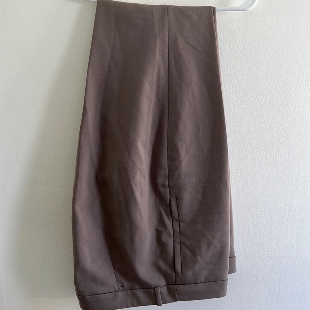 Taupe tailored pants